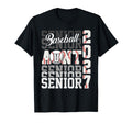 Senior 2027 Baseball Aunt Proud T-Shirt - Casual Everyday Wear for Adults - T-Shirt, Sweatshirt, Hoodie