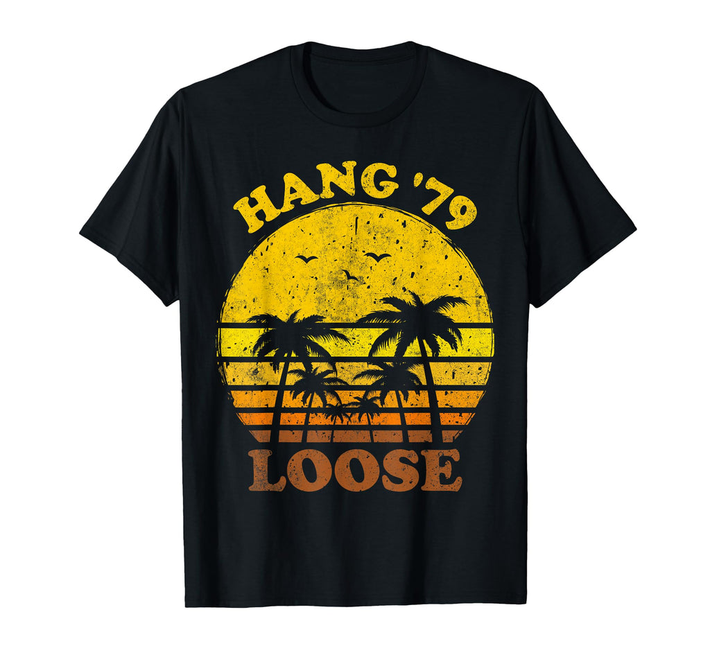 Beach Sunset Hang Loose Summer T-Shirt - Aesthetic Graphic Men Women - T-Shirt, Sweatshirt, Hoodie
