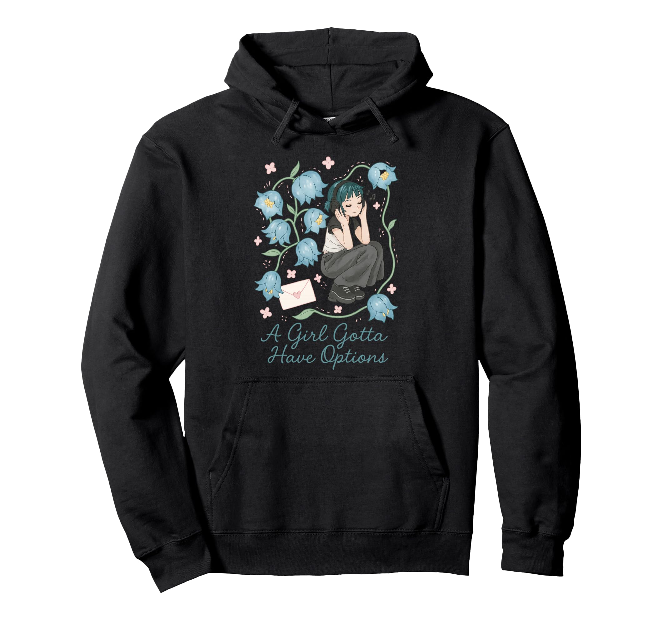 Gotta Have Options Y2K Gothic Hoodie - Fun Novelty Design for Adults - T-Shirt, Sweatshirt, Hoodie