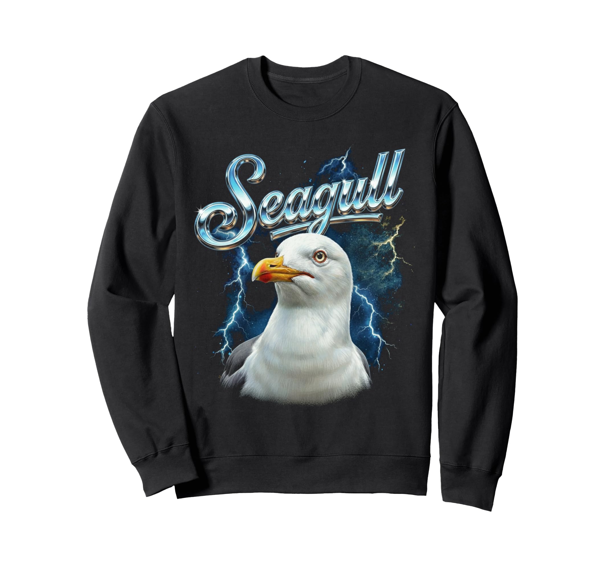 Seagull 90S Funny Seagull 80S Sweatshirt - Fun Novelty Design Men Women - T-Shirt, Sweatshirt, Hoodie