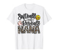 Baseball And Softball Nana Both Nephew T-Shirt - Graphic Print Unisex - T-Shirt, Sweatshirt, Hoodie