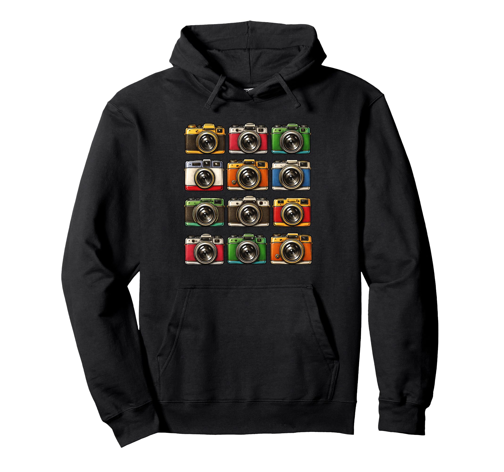 Photographer Camera Collection Hoodie - Aesthetic Graphic Unisex - T-Shirt, Sweatshirt, Hoodie