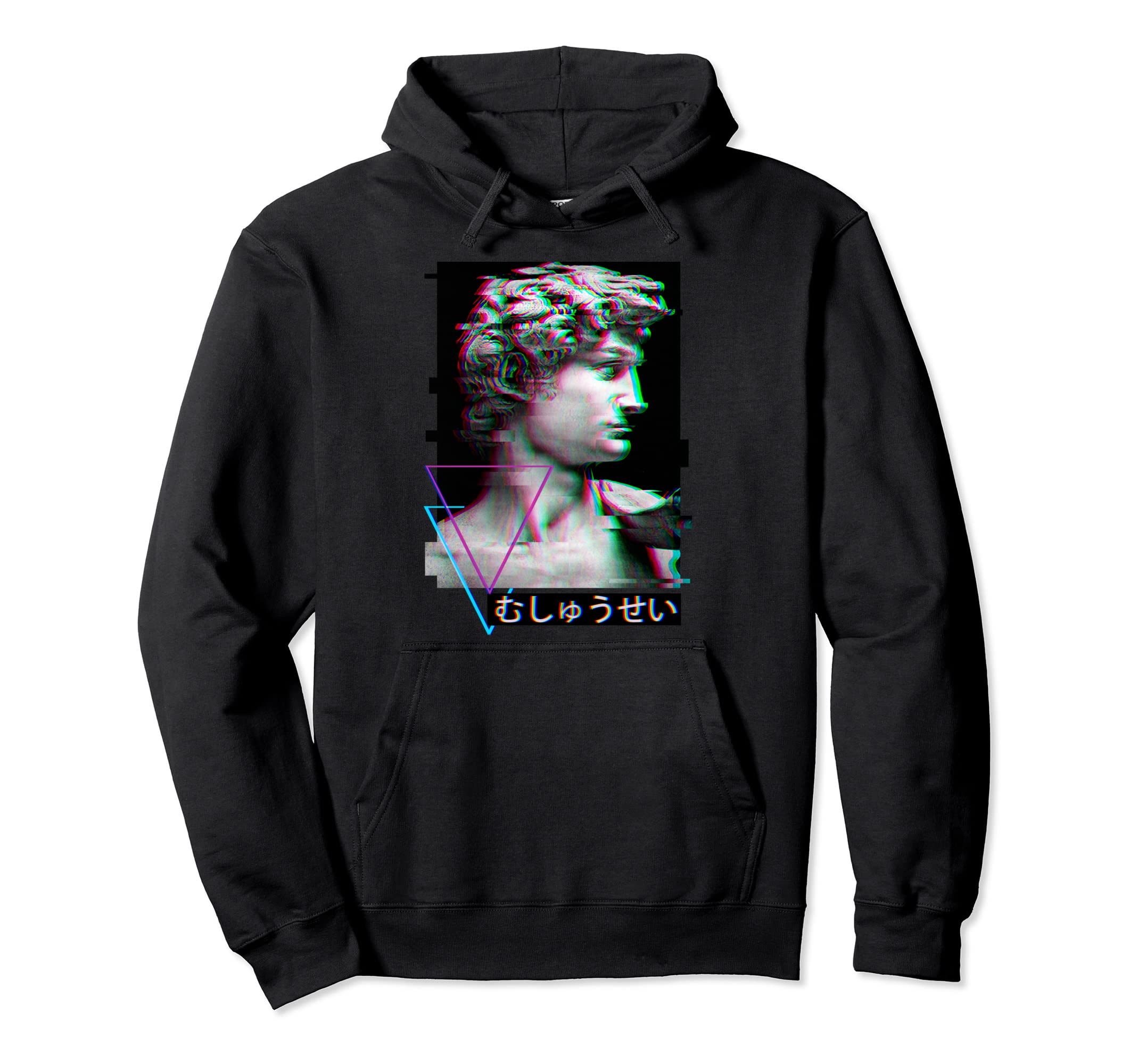 Vaporwave Aesthetic Japanese Letters Hoodie - Casual Everyday Wear Unisex - T-Shirt, Sweatshirt, Hoodie