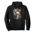Y2K Grunge Aesthetic Alt Goth Skull Cross Hoodie - Trendy Graphic Unisex - T-Shirt, Sweatshirt, Hoodie