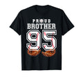Proud Brother Baseball Player Number 95 T-Shirt - Unique Graphic Men Women - T-Shirt, Sweatshirt, Hoodie