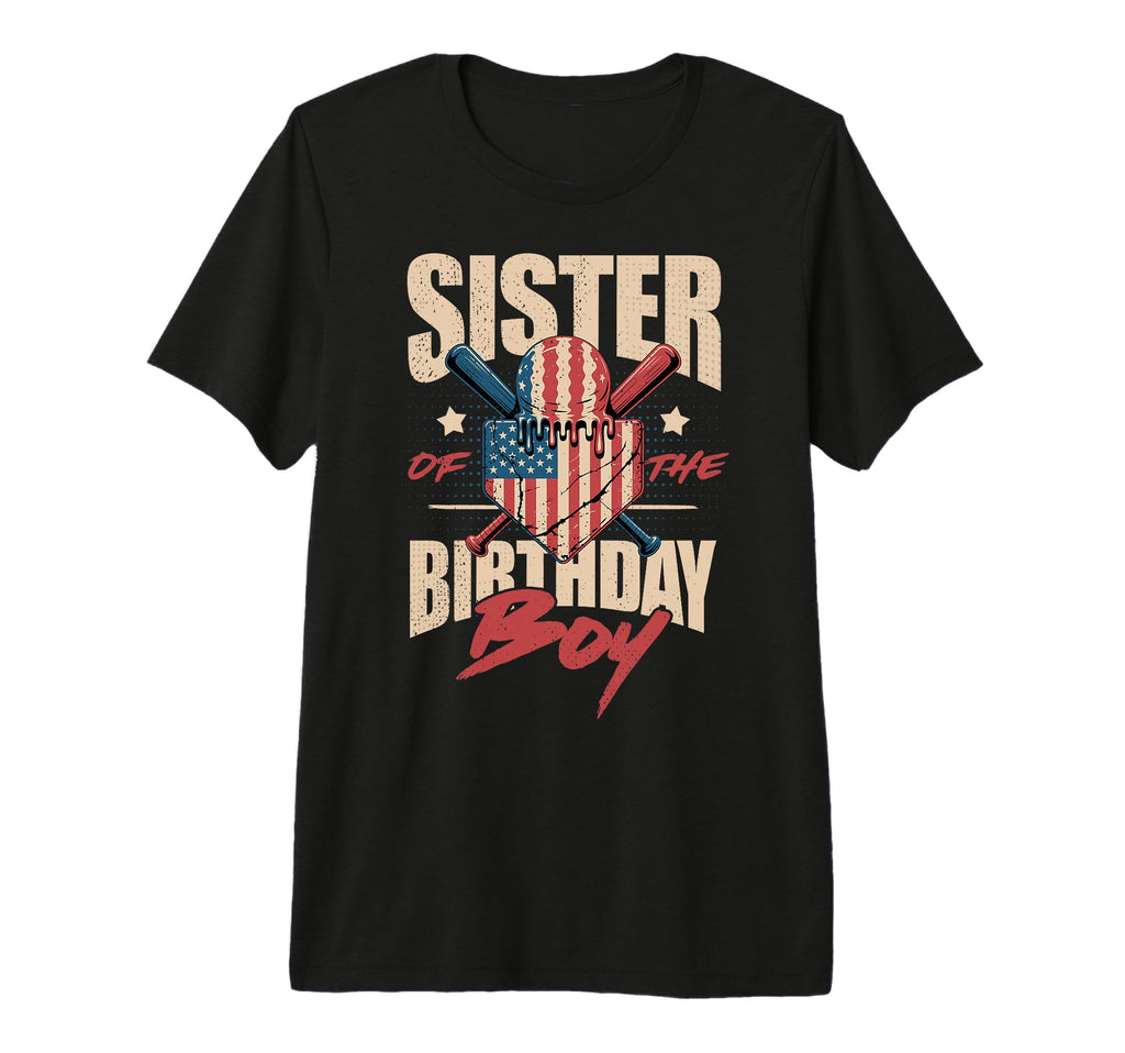 Sister Birthday Matching Baseball T-Shirt - Unique Graphic Men Women - T-Shirt, Sweatshirt, Hoodie