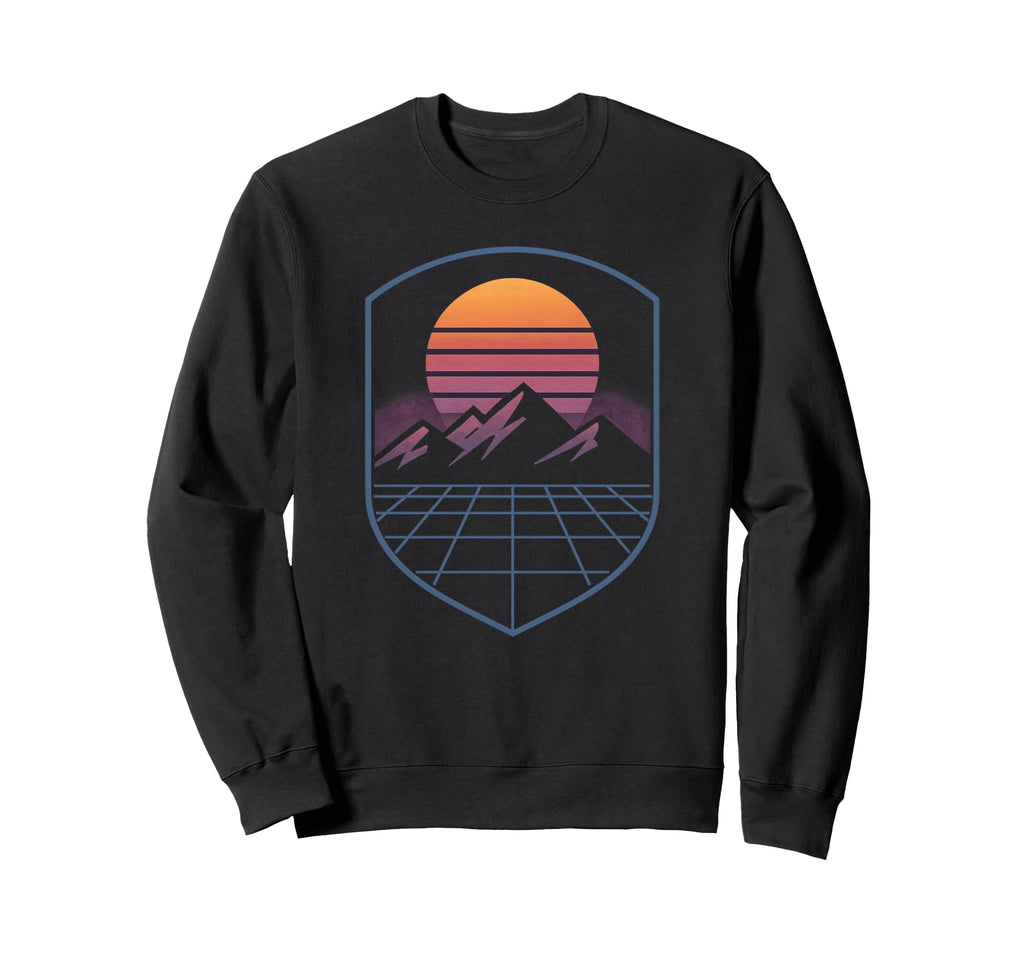 80S Synthwave Sweatshirt - Casual Everyday Wear Unisex - T-Shirt, Sweatshirt, Hoodie