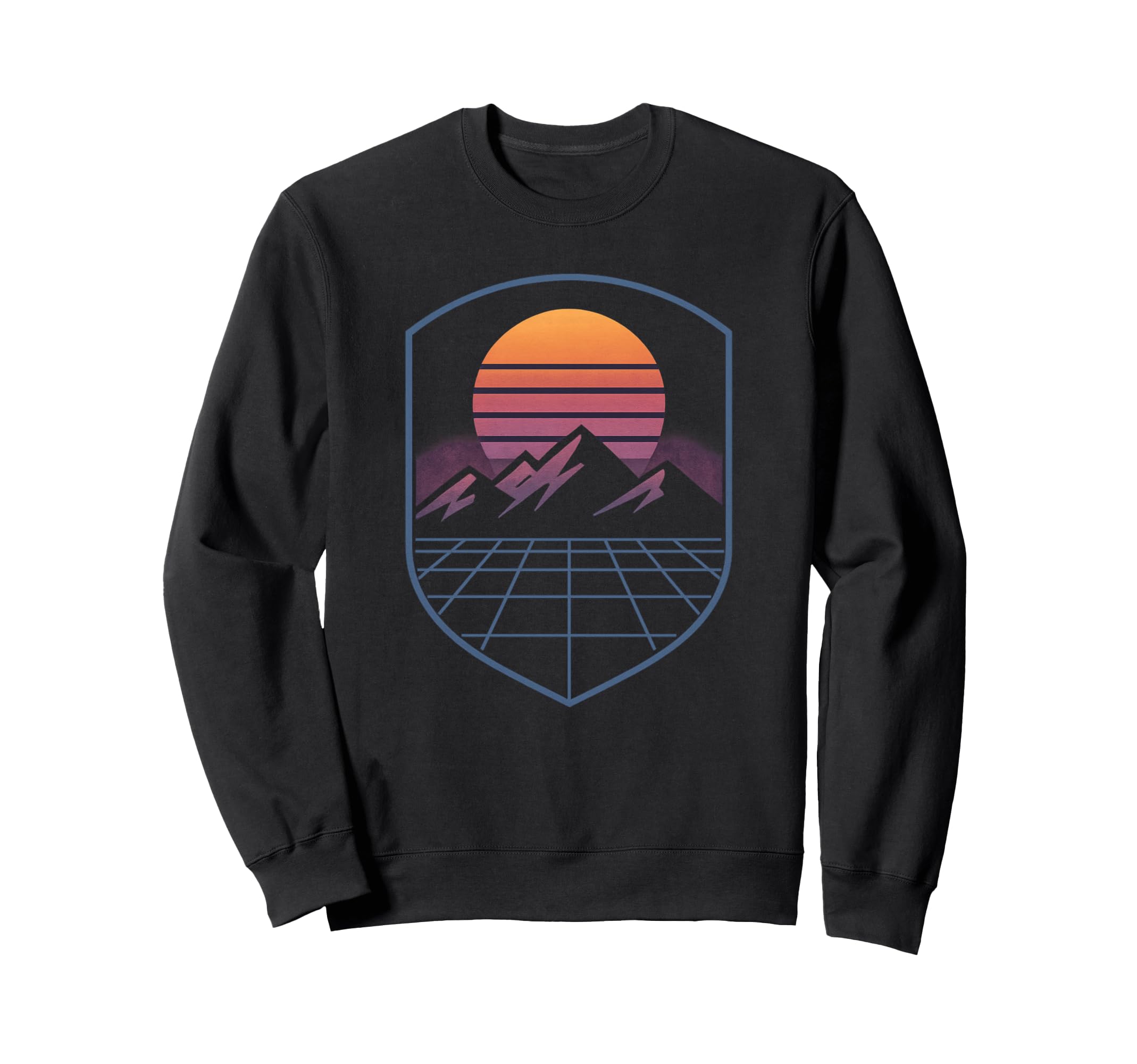 80S Synthwave Sweatshirt - Casual Everyday Wear Unisex - T-Shirt, Sweatshirt, Hoodie