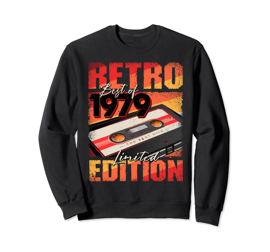 1979 Best 1979 Cassette Tape 43Rd Sweatshirt - Trendy Graphic Men Women - T-Shirt, Sweatshirt, Hoodie