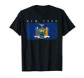 New York Distressed Home State T-Shirt - Casual Everyday Wear Men Women - T-Shirt, Sweatshirt, Hoodie
