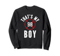 Thats My Jersey Number 98 Baseball Sweatshirt - Unique Graphic for Adults - T-Shirt, Sweatshirt, Hoodie