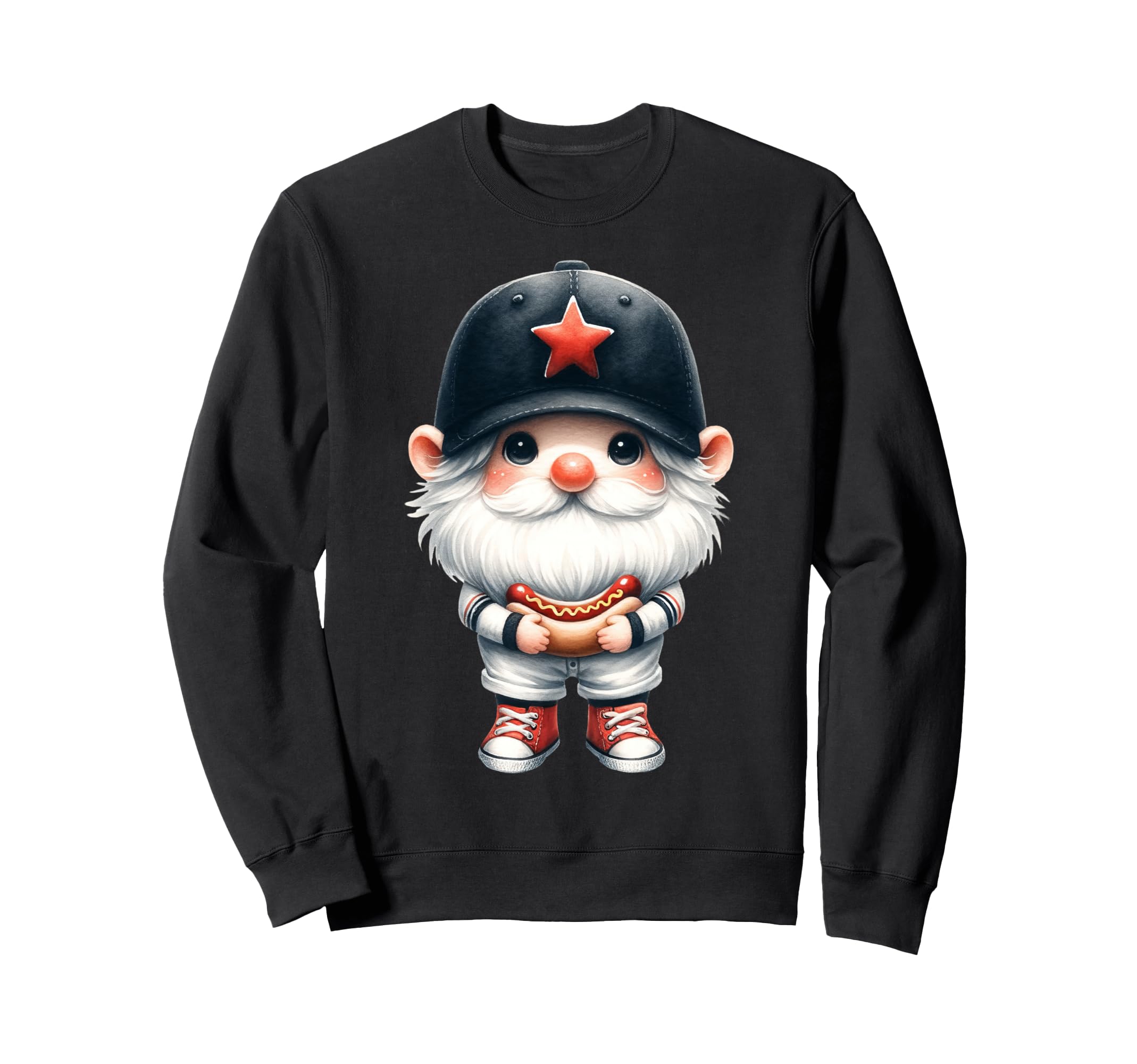 Baseball Hot Dog Dad Baseball Sweatshirt - Streetwear Style Men Women - T-Shirt, Sweatshirt, Hoodie