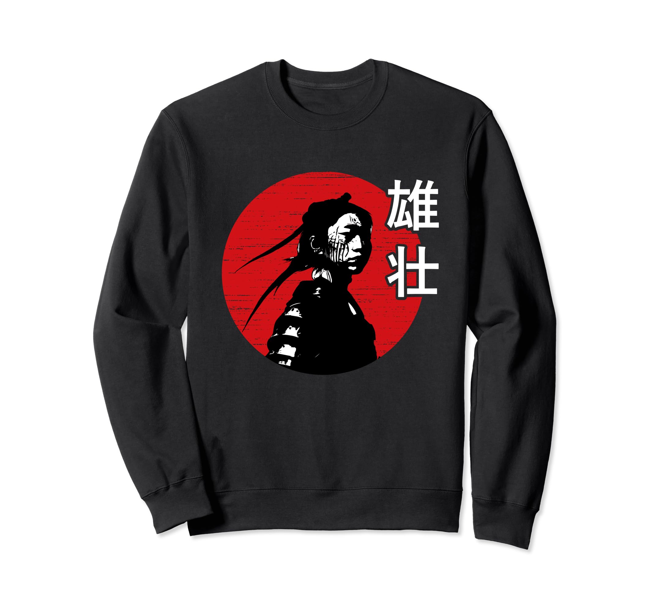 Japanese Anime Manga Samurai Sweatshirt - Fun Novelty Design for Adults - T-Shirt, Sweatshirt, Hoodie