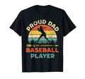 Mens Proud Baseball Dad Player Baseball T-Shirt - Graphic Print for Adults - T-Shirt, Sweatshirt, Hoodie