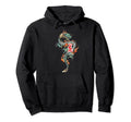 Tokyo Dragon Asian Neon 80S Japanese Hoodie - Aesthetic Graphic Men Women - T-Shirt, Sweatshirt, Hoodie