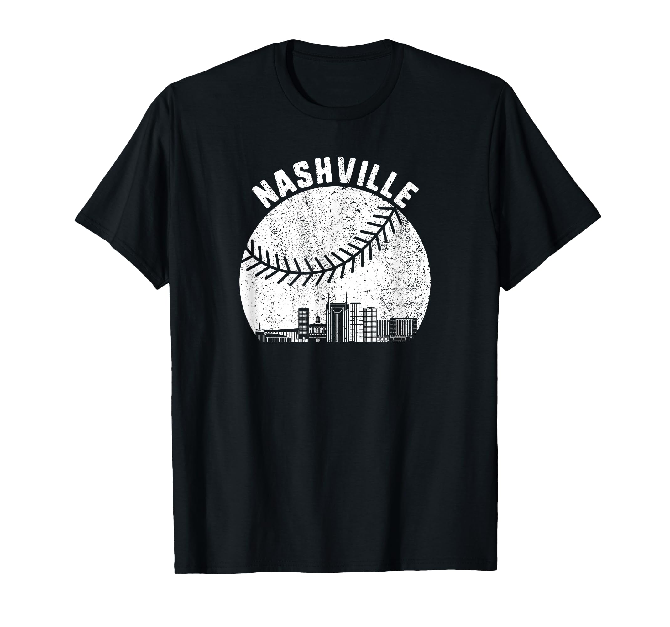 Nashville Skyline Baseball Fan Nashville T-Shirt - Graphic Print Unisex - T-Shirt, Sweatshirt, Hoodie