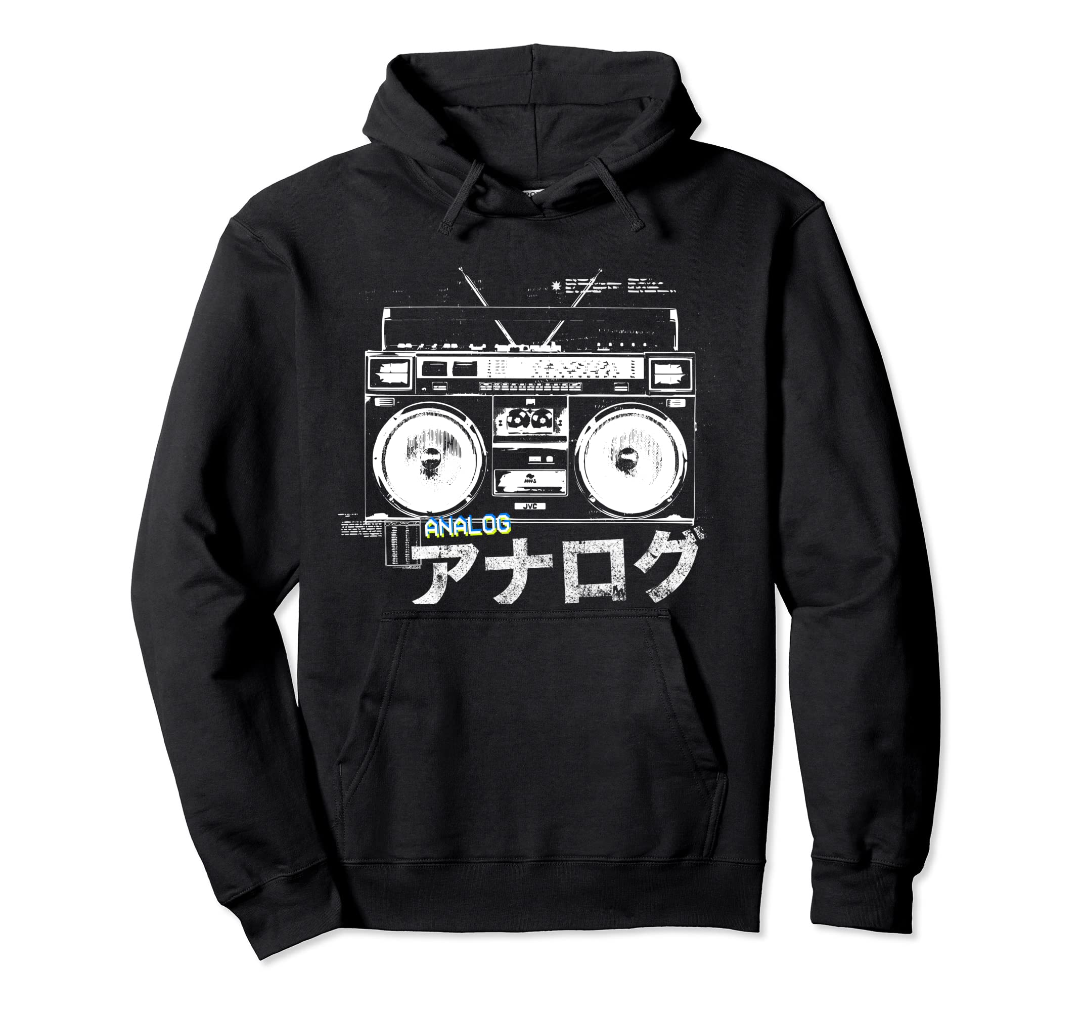 80S Japanese Vaporwave Hip Hop Rap Analog Hoodie - Unique Graphic Unisex - T-Shirt, Sweatshirt, Hoodie