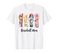 Baseball Coquette Bow Mothers Day T-Shirt - Minimalist Print for Adults - T-Shirt, Sweatshirt, Hoodie