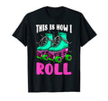 This Is How I Roll Roller Skates Old T-Shirt - Trendy Graphic for Adults - T-Shirt, Sweatshirt, Hoodie