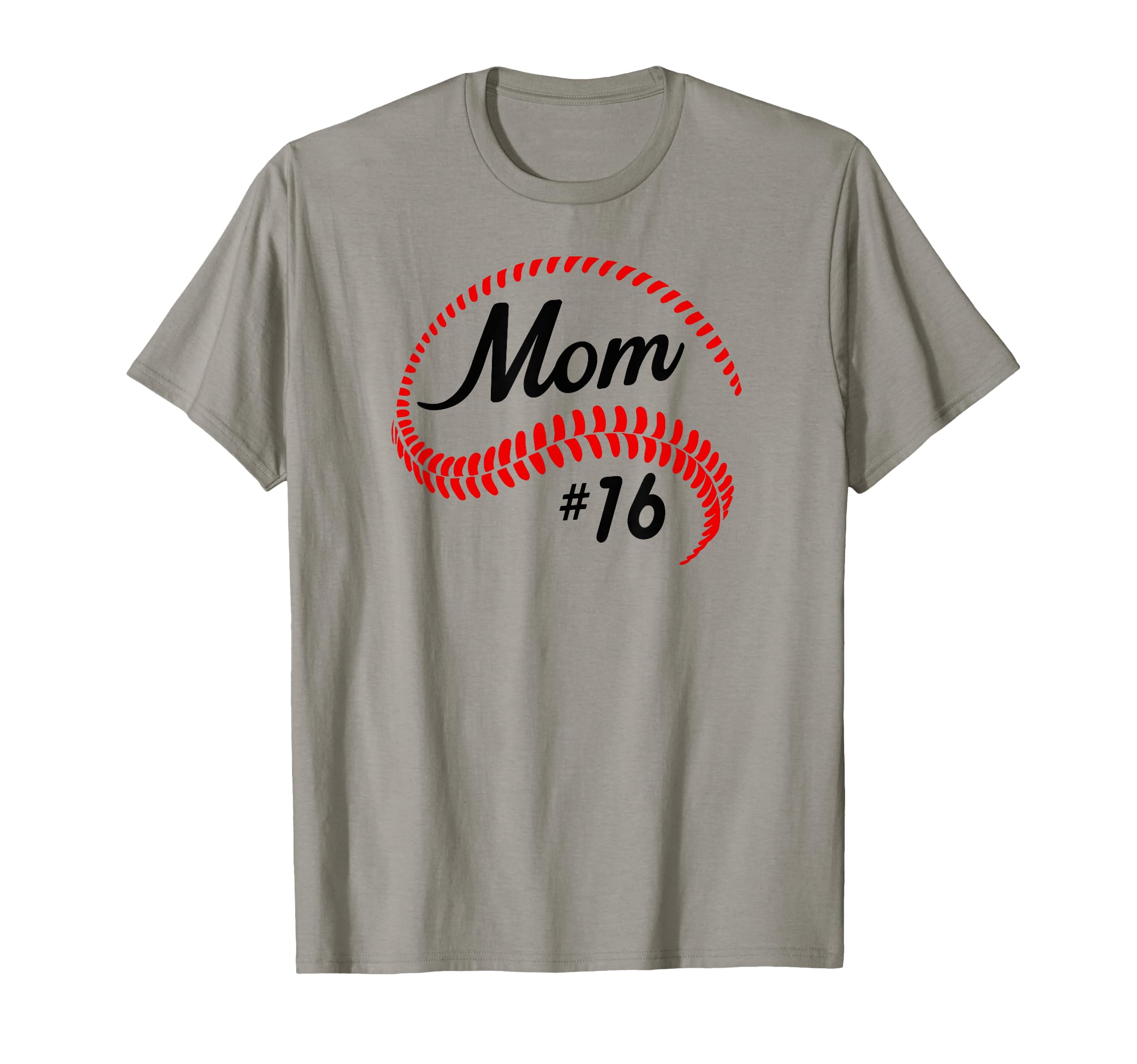 Baseball Softball 16 Baseball Mom T-Shirt - Trendy Graphic Men Women - T-Shirt, Sweatshirt, Hoodie