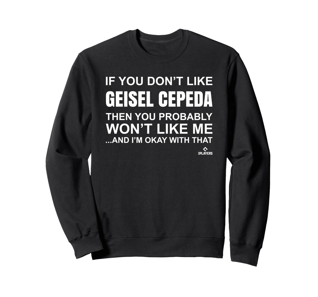 Geisel Cepeda Prospect Baseball Fan Gear Sweatshirt - Unique Graphic Unisex - T-Shirt, Sweatshirt, Hoodie