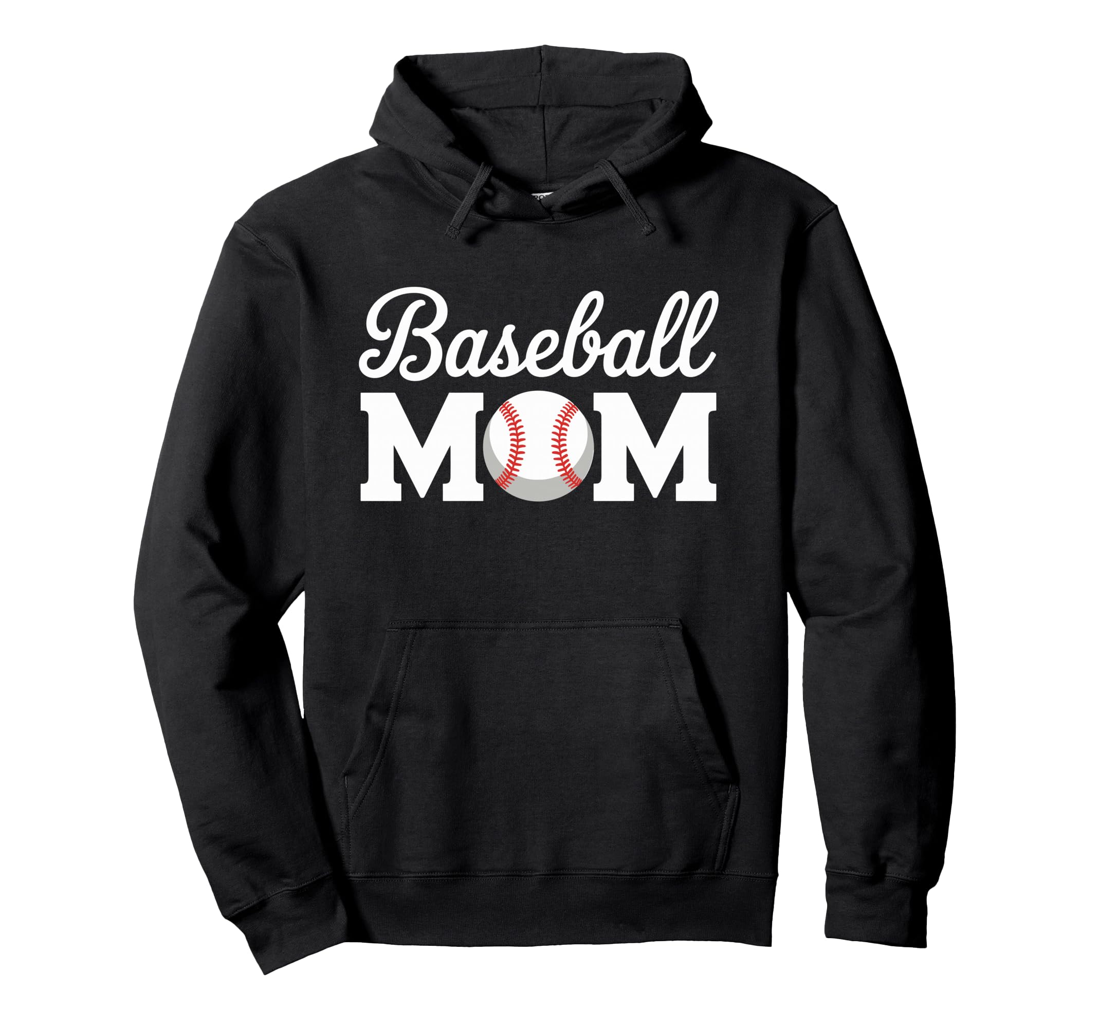 Baseball Mom Hoodie - Casual Everyday Wear Unisex - T-Shirt, Sweatshirt, Hoodie