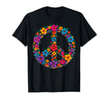 60S 70S Flower Power Groovy Love Peace T-Shirt - Minimalist Print Unisex - T-Shirt, Sweatshirt, Hoodie