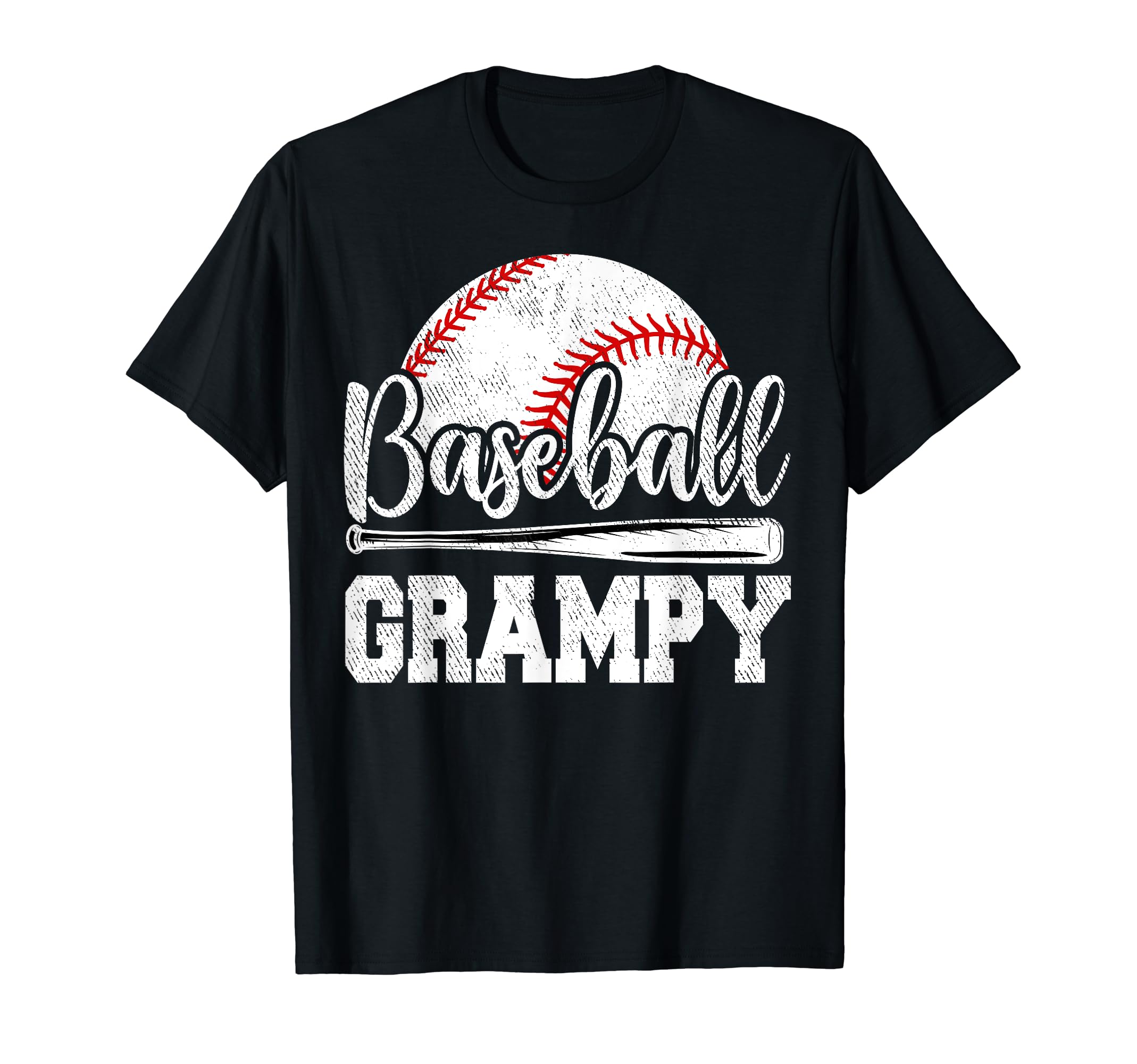 Baseball Grampy Baseball Player T-Shirt - Fun Novelty Design for Adults - T-Shirt, Sweatshirt, Hoodie
