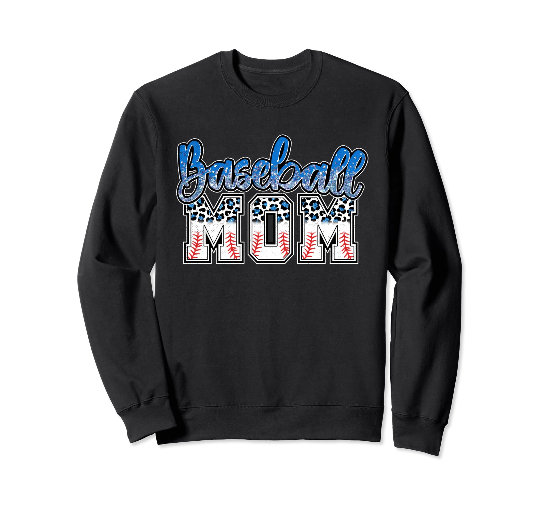 Baseball Mom Funny Sport Sweatshirt - Graphic Print for Adults - T-Shirt, Sweatshirt, Hoodie