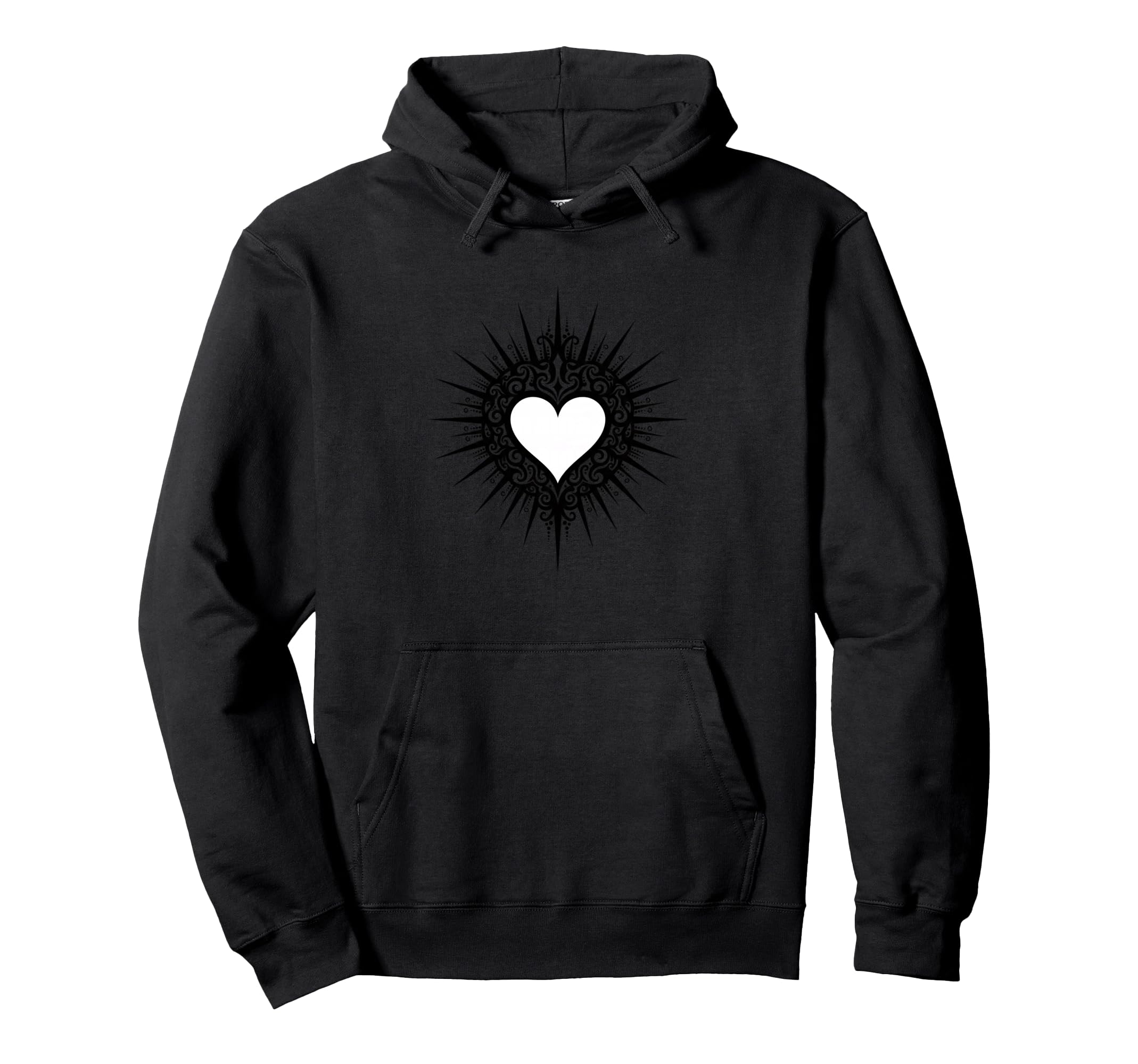 Tribal 90S Nostalgia Gothic Love Hoodie - Streetwear Style for Adults - T-Shirt, Sweatshirt, Hoodie