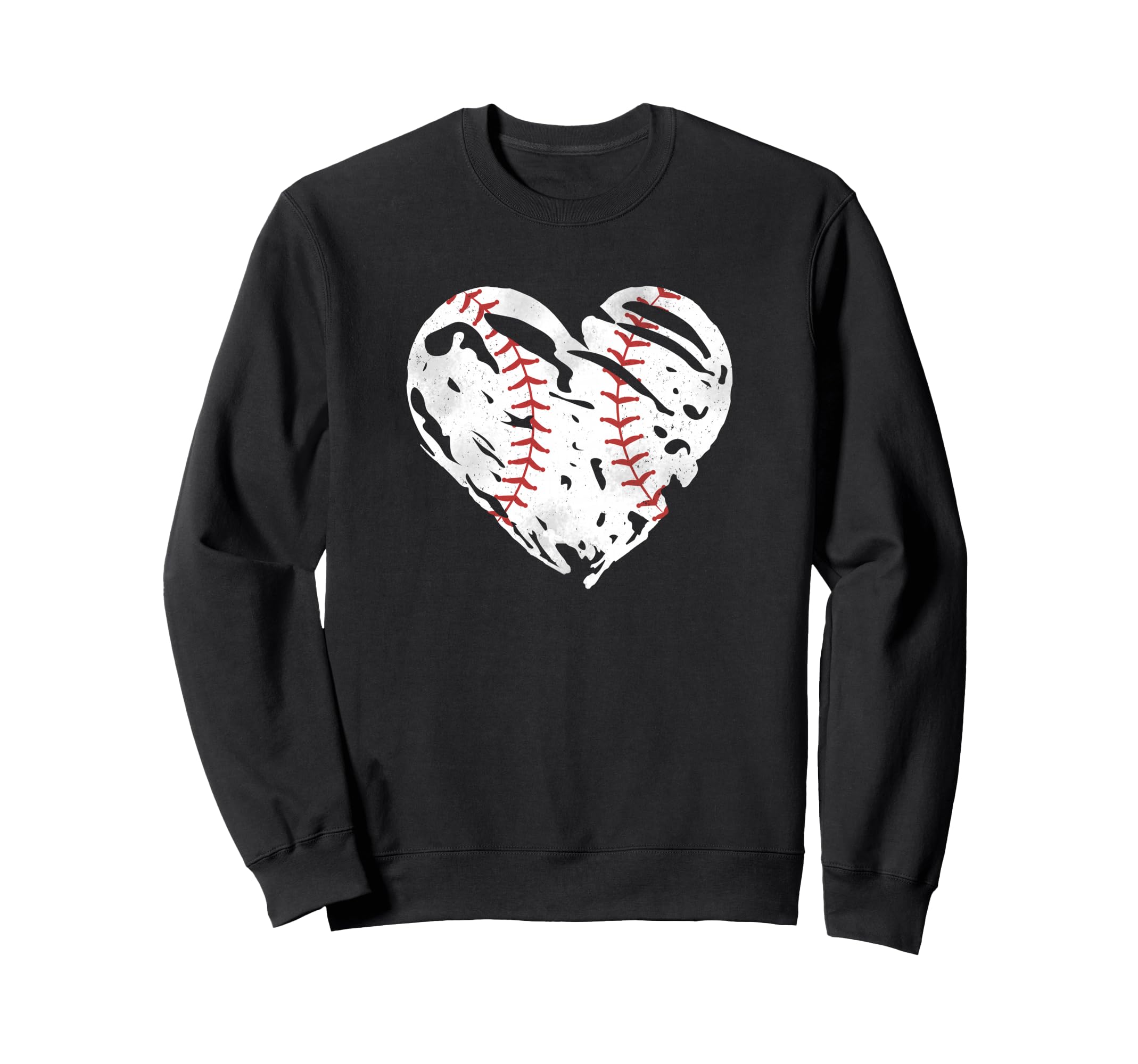 Ball Heart Coach Player Baseball Sweatshirt - Minimalist Print Men Women - T-Shirt, Sweatshirt, Hoodie