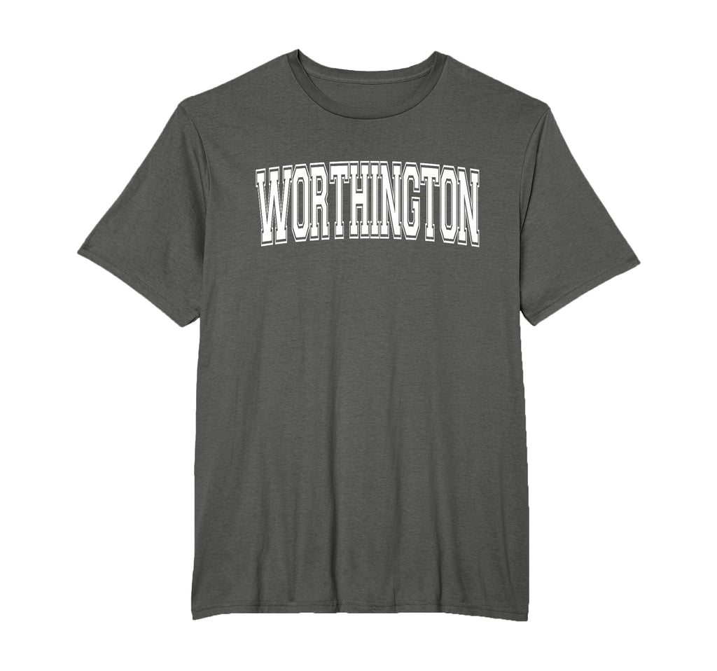 Worthington Oh Ohio Usa Sports Varsity T-Shirt - Minimalist Print Unisex - T-Shirt, Sweatshirt, Hoodie
