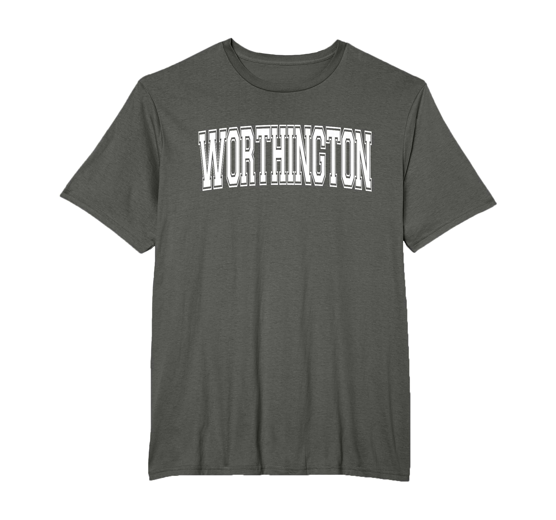 Worthington Oh Ohio Usa Sports Varsity T-Shirt - Minimalist Print Unisex - T-Shirt, Sweatshirt, Hoodie