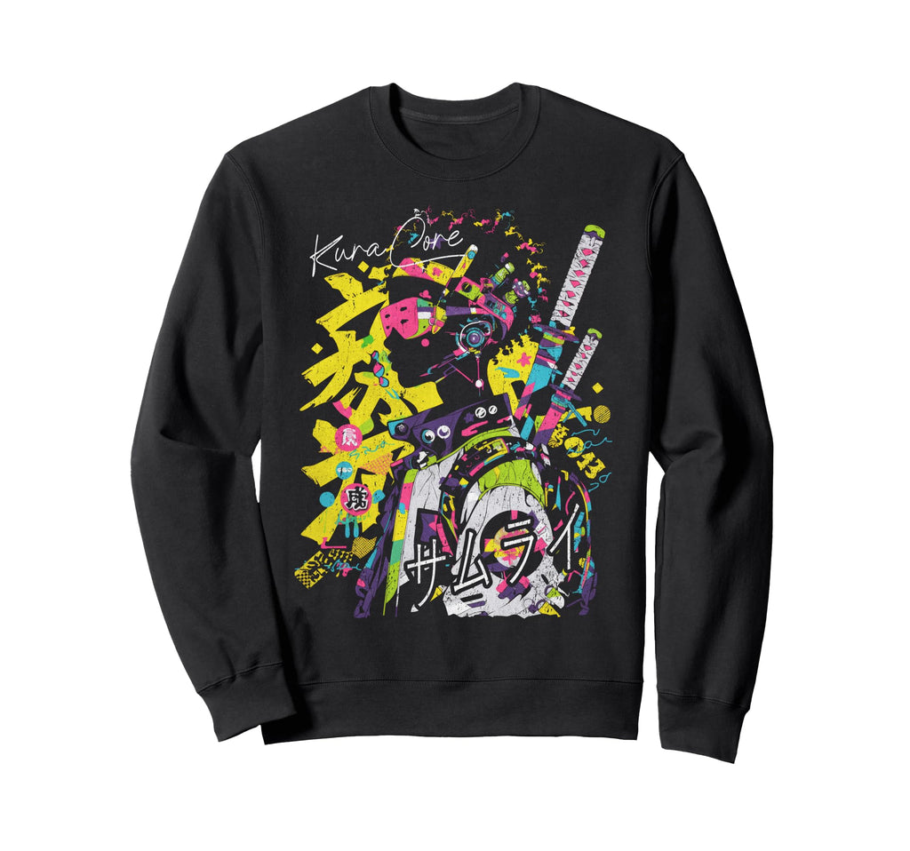 Japanese Streetwear Afro Cyberpunk Sweatshirt - Streetwear Style Unisex - T-Shirt, Sweatshirt, Hoodie