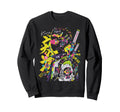 Japanese Streetwear Afro Cyberpunk Sweatshirt - Streetwear Style Unisex - T-Shirt, Sweatshirt, Hoodie