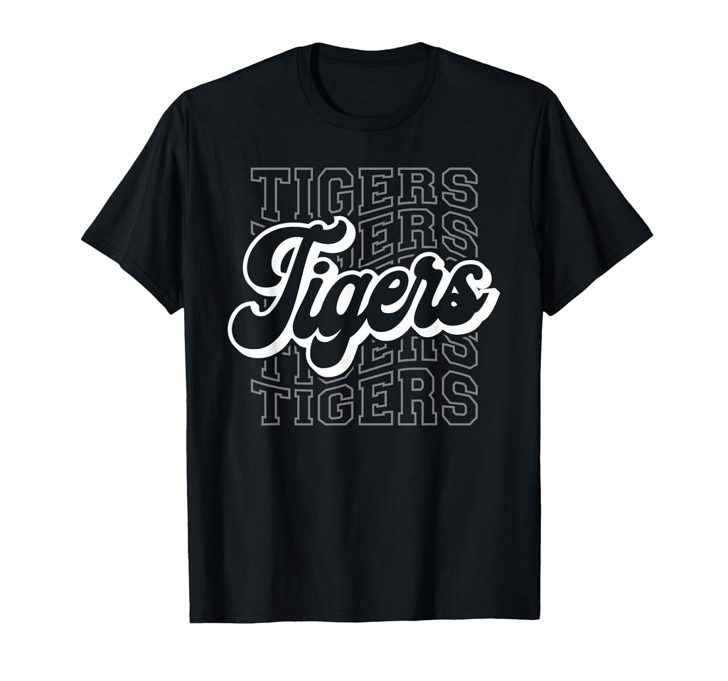 Tigers Sports Mascot Tigers Team T-Shirt - Graphic Print for Adults - T-Shirt, Sweatshirt, Hoodie