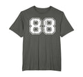 Number 88 Eightyeight Distressed Sport T-Shirt - Graphic Print for Adults - T-Shirt, Sweatshirt, Hoodie