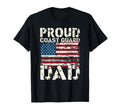 Coast Guard Dad Uscg Distressed Us T-Shirt - Casual Everyday Wear Unisex - T-Shirt, Sweatshirt, Hoodie