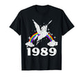 Unicorn 1989 Distressed 30Th T-Shirt - Streetwear Style for Adults - T-Shirt, Sweatshirt, Hoodie