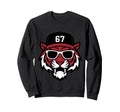 Tiger 67 Mascot Sports Team Pride Sweatshirt - Trendy Graphic for Adults - T-Shirt, Sweatshirt, Hoodie