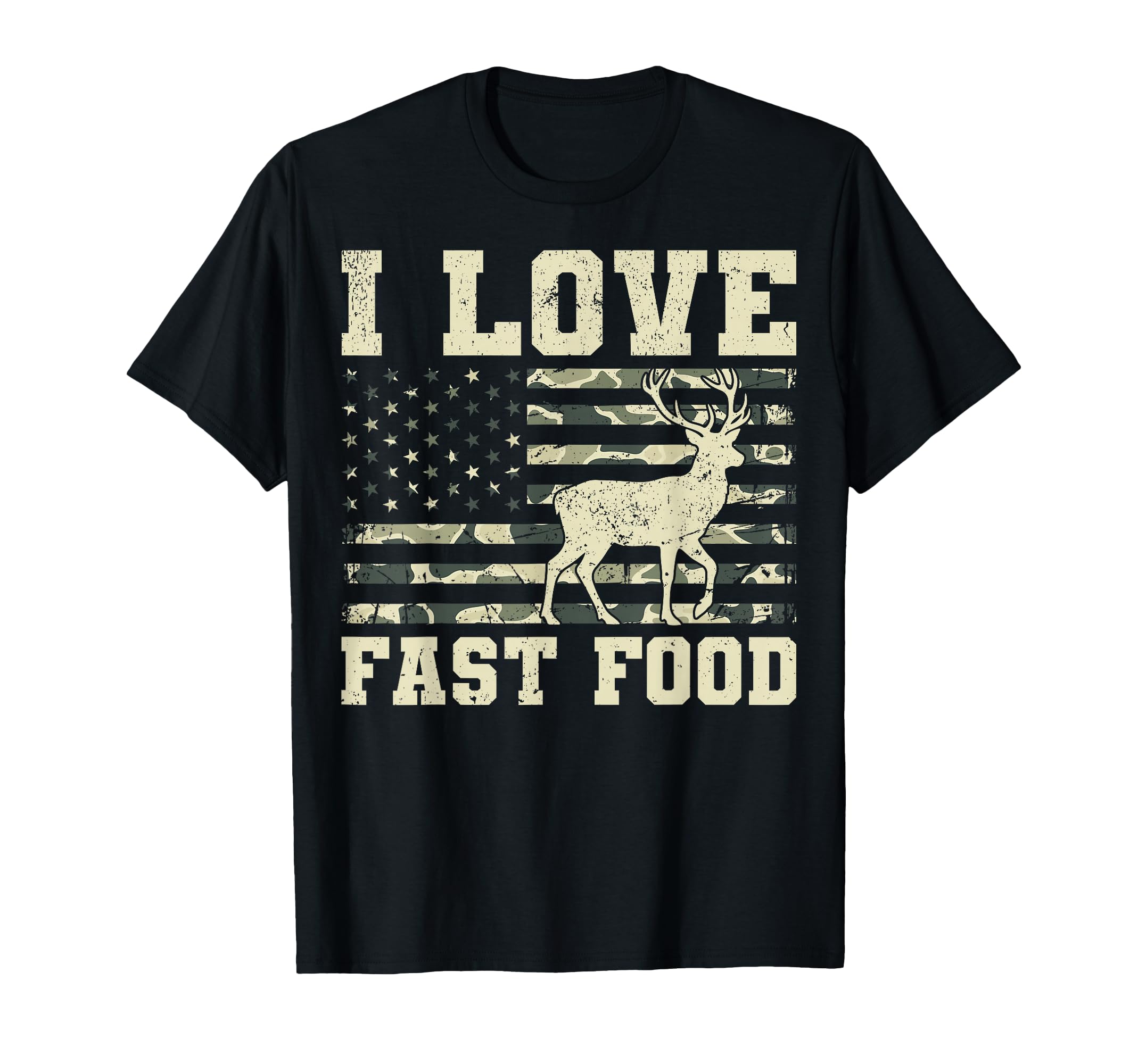 I Love Fast Food Diner Burgers T-Shirt - Casual Everyday Wear for Adults - T-Shirt, Sweatshirt, Hoodie
