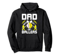 Dad Ballers Baseball Lover Dad Hoodie - Streetwear Style for Adults - T-Shirt, Sweatshirt, Hoodie