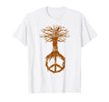 Hippie Tree Peace Sign Nature Lovers T-Shirt - Novelty Apparel for Adults - T-Shirt, Sweatshirt, Hoodie