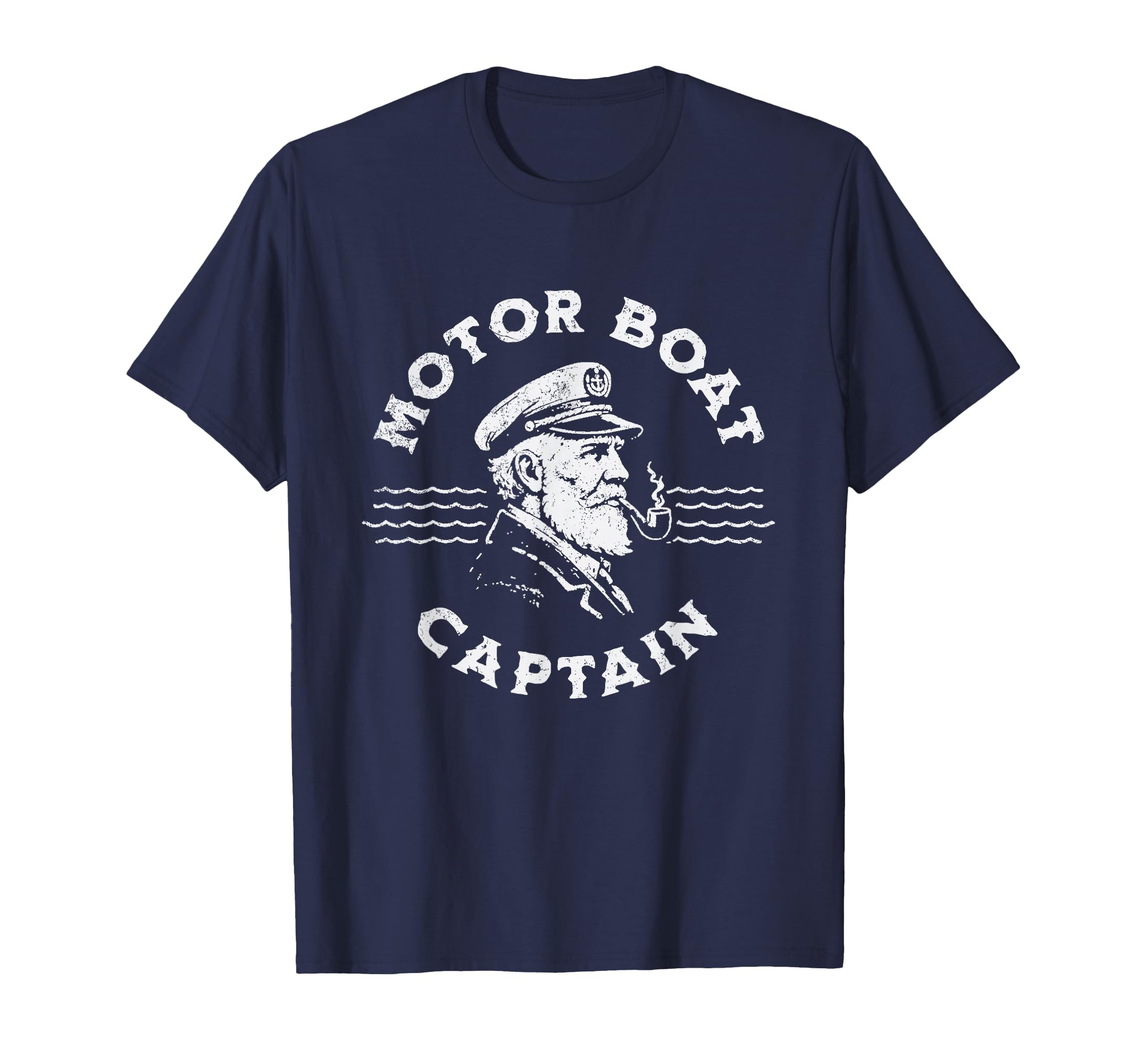 Funny Motor Boat Captain Sailing T-Shirt - Minimalist Print for Adults - T-Shirt, Sweatshirt, Hoodie