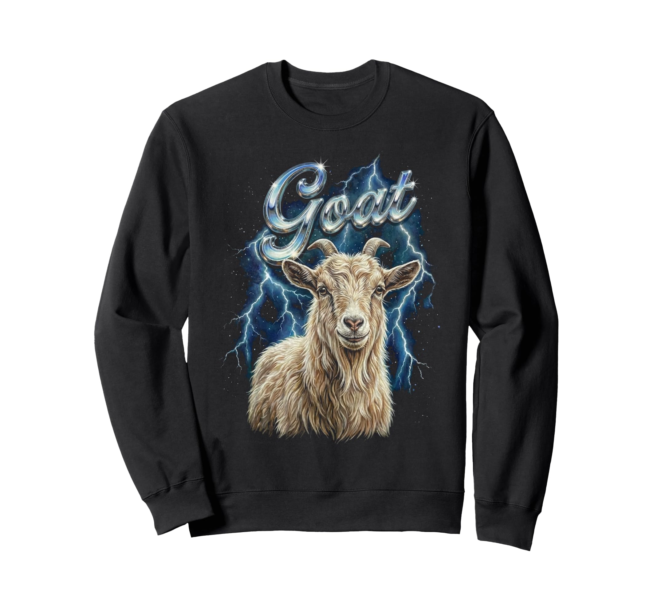 Goat 90S Funny Goat Lover 80S Sweatshirt - Streetwear Style for Adults - T-Shirt, Sweatshirt, Hoodie