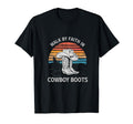 Walk Faith Cowboy Boots Western T-Shirt - Streetwear Style for Adults - T-Shirt, Sweatshirt, Hoodie