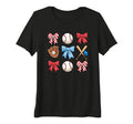Baseball Sister Coquette Bow Mothers T-Shirt - Graphic Print for Adults - T-Shirt, Sweatshirt, Hoodie