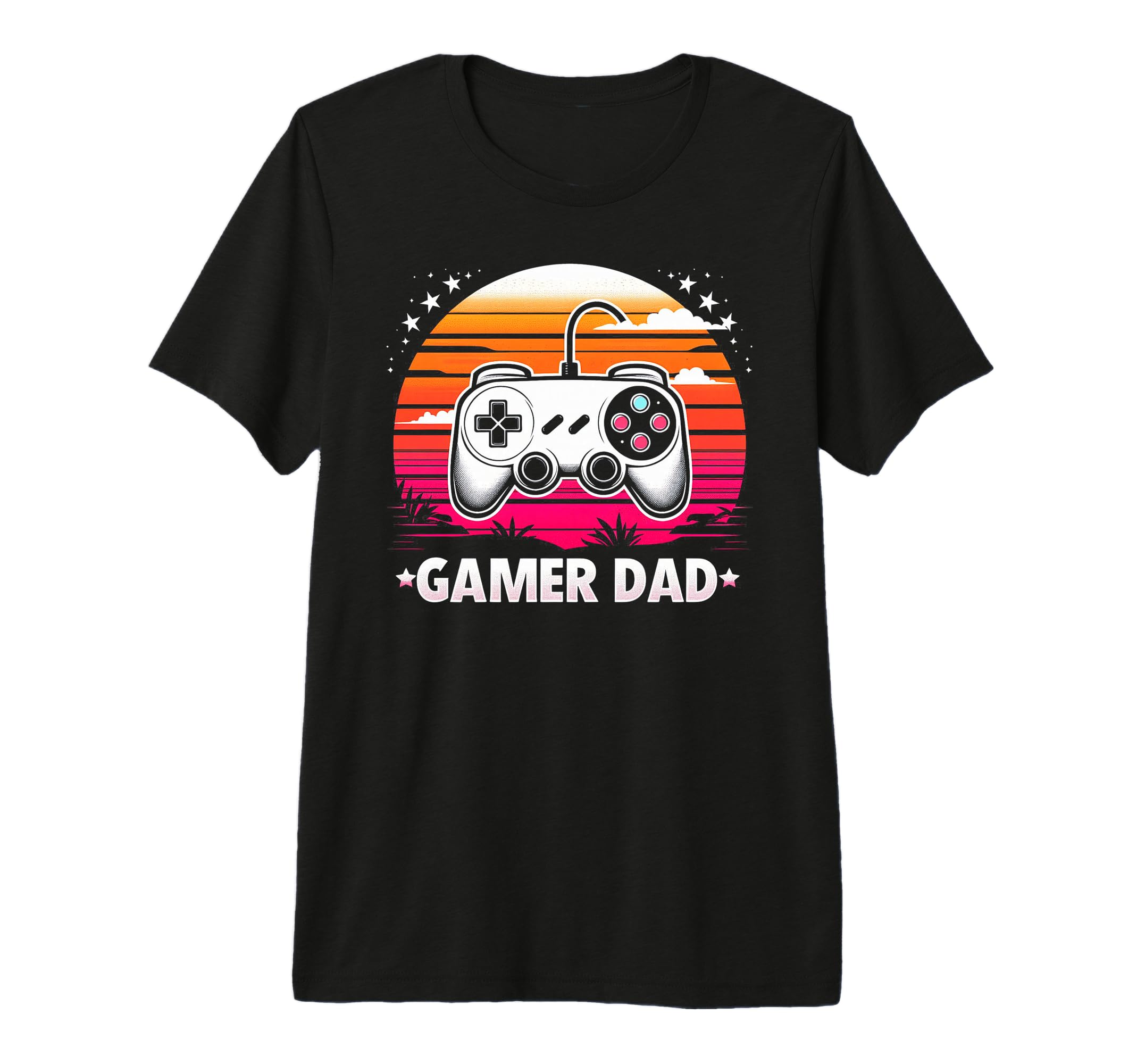 Gamer Dad Game Controller Gaming T-Shirt - Minimalist Print for Adults - T-Shirt, Sweatshirt, Hoodie