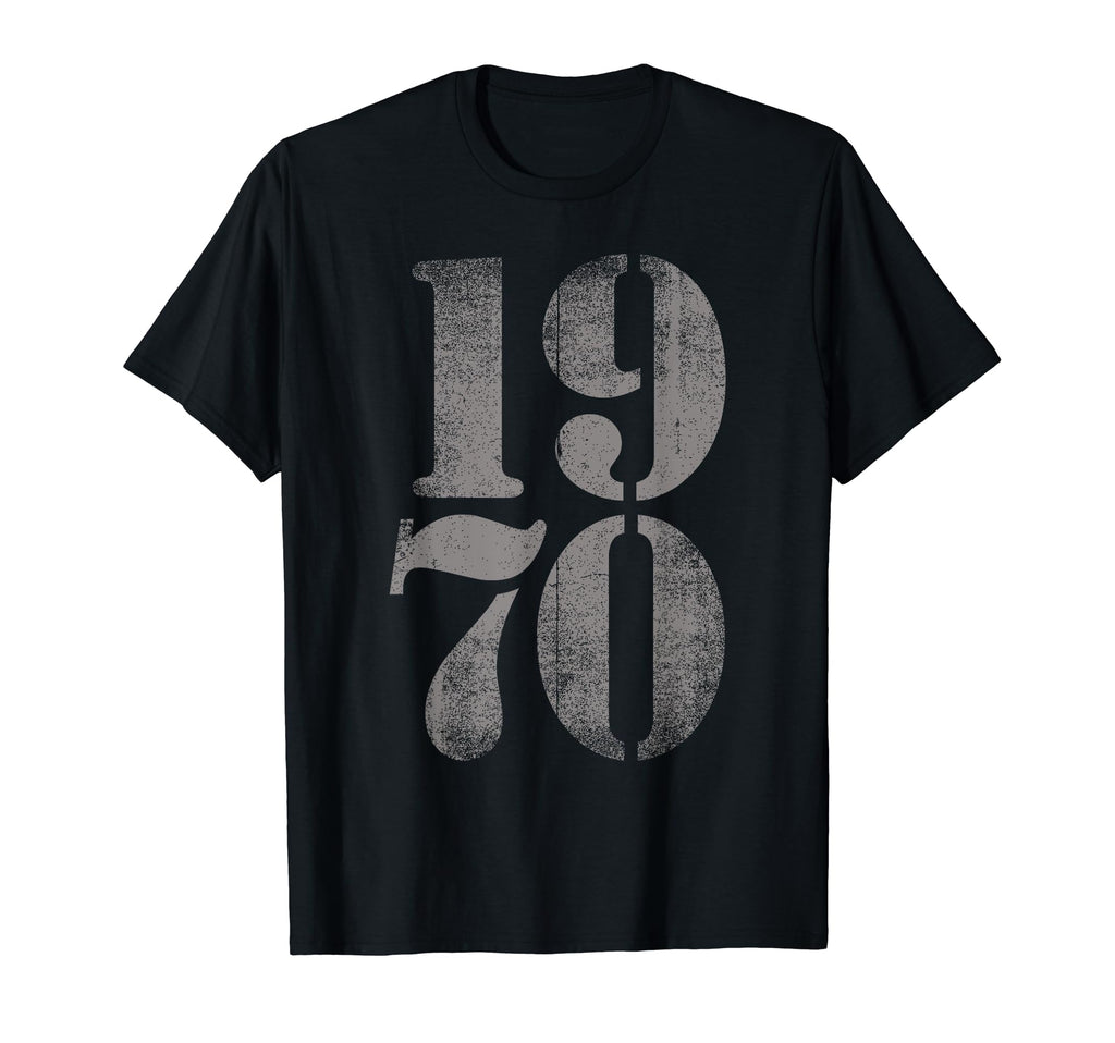 1970 Birth Year Distressed Birthday T-Shirt - Streetwear Style Men Women - T-Shirt, Sweatshirt, Hoodie