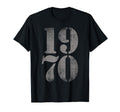 1970 Birth Year Distressed Birthday T-Shirt - Streetwear Style Men Women - T-Shirt, Sweatshirt, Hoodie